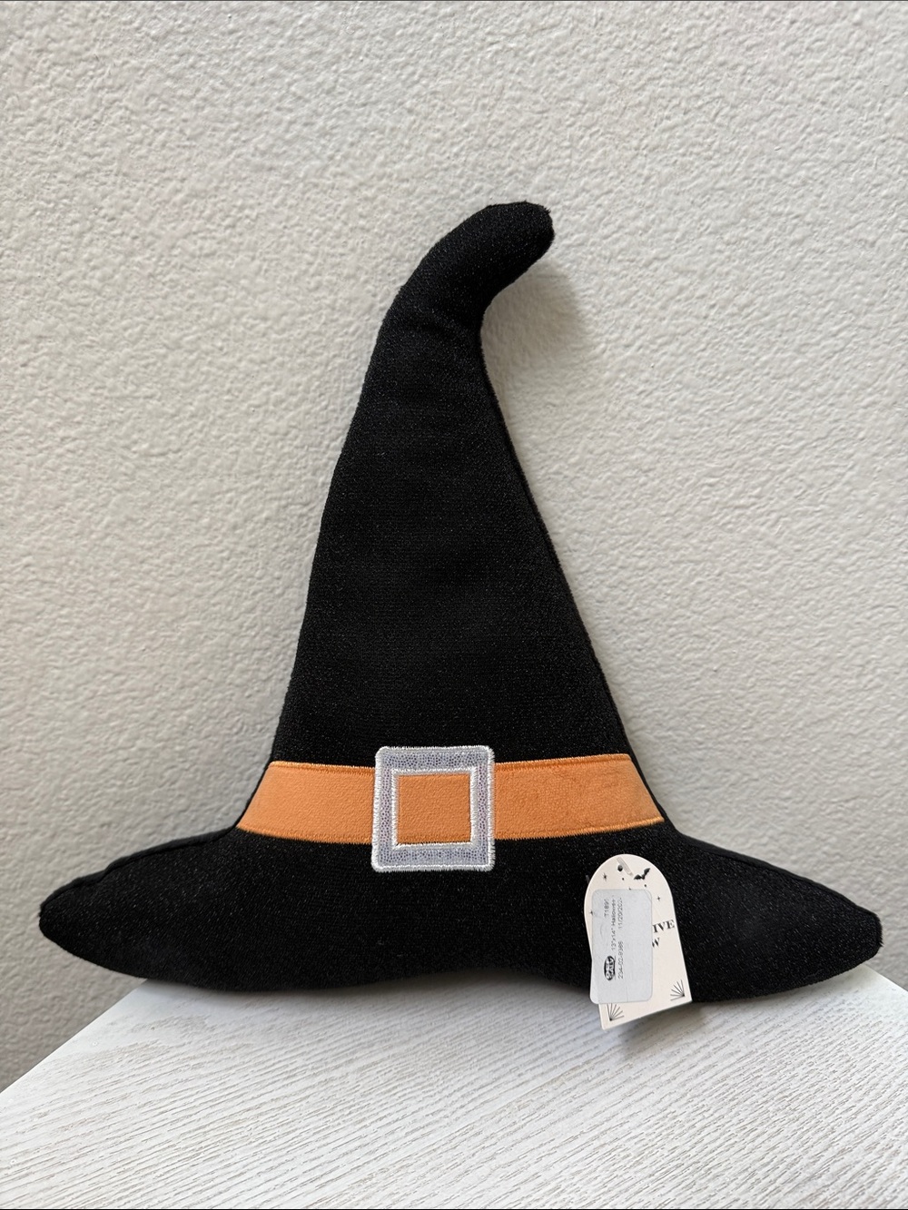 Halloween Home Deco Witches Hat Pillow - NWT